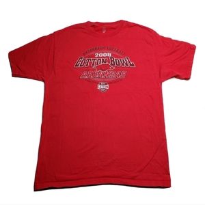 2008 Cotton Bowl Shirt Arkansas Razorback Football